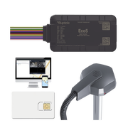 KIT DISPOSITIVO DE RASTREO VEHICULAR/ SENSOR NIVEL DE COMBUSTIBLE CABLEADO / CONECTIVIDAD LTE CAT1 Y LTE-M / BLE 5.0 / GNSS U-BLOX / CARCASA IP54 / BATERÍA INTERNA DE RESPALDO / DETECTA INTERFERENCIAS / INCLUYE: EPCOMGPSCODE, TD6001000 Y SIM500MB2Y