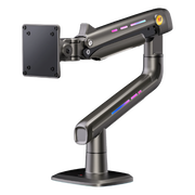 SOPORTE MECÁNICO GAMING NB F5 / MONITORES DE 32" A 60" / VESA 75X75 Y 100X100 MM / CARGA 2-20 KG (4.4-44 LBS) / ILUMINACIÓN RGB / SISTEMA DE RESORTE DE ALTA PRECISIÓN