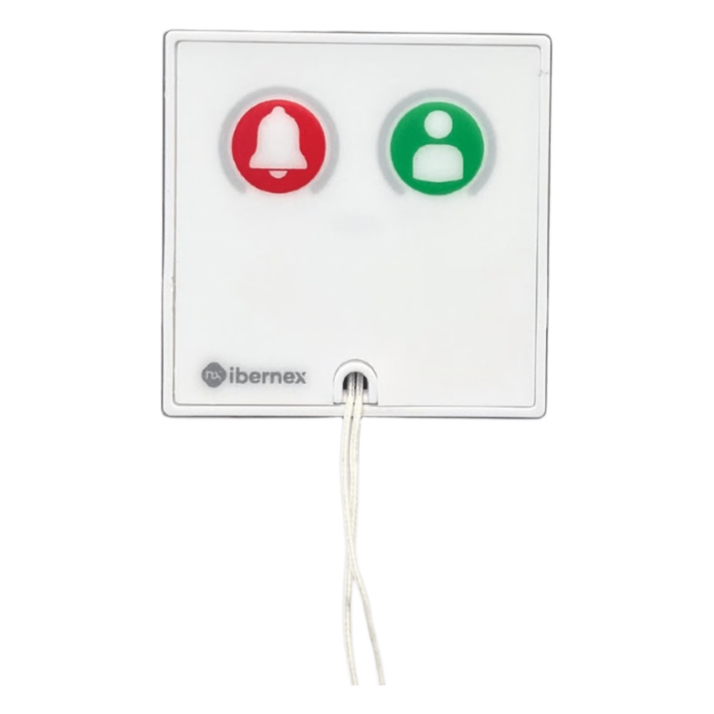 MÓDULO ASISTENCIAL DE EMPOTRAR IP67 / MATERIAL ABS ANTIMICROBIANO / BOTÓN CANCELACIÓN / INDICADOR LUMINOSO DE ALARMA Y PRESENCIA / RS485 / COMPATIBLE CAJAS EUROPEAS Y AMERICANAS