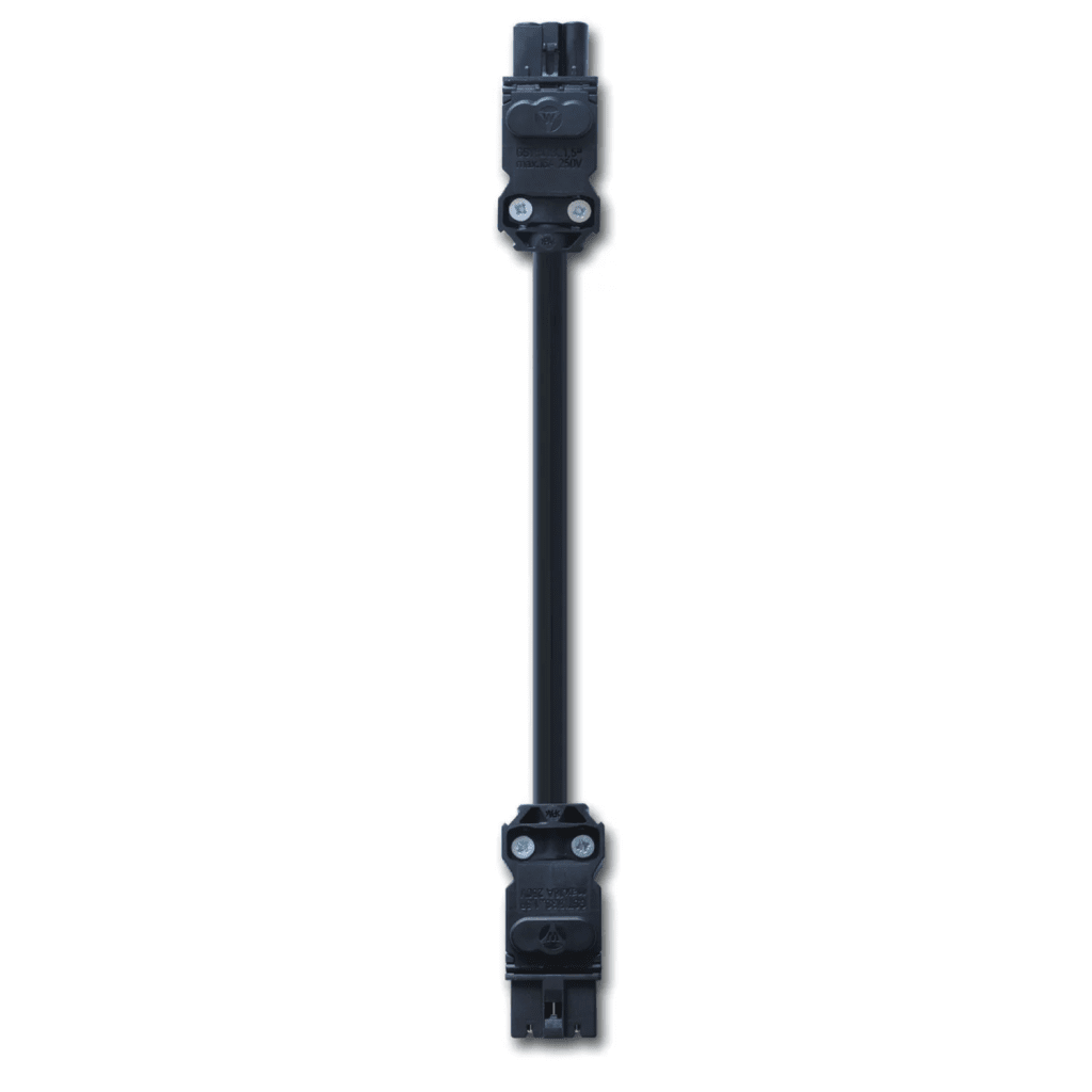 CABLE DE UNIÓN PARA LÁMPARAS LED EL900D HOFFMAN COLOR NEGRO 60CM