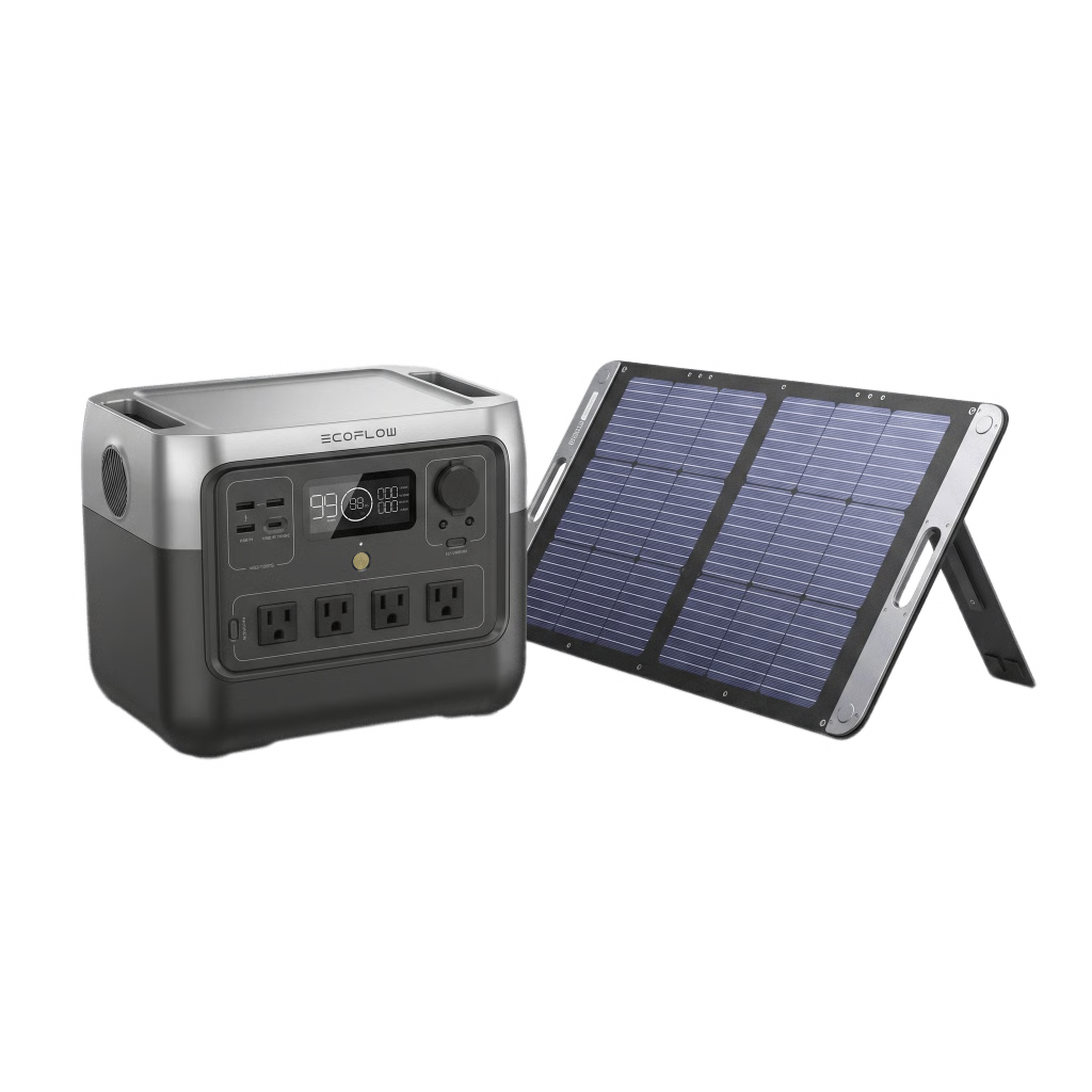 KIT DE ENERGÍA PORTÁTIL / ESTACIÓN 768 WH / SALIDA AC 800 W (1600 W X-BOOST) / PANEL SOLAR 200 W / BATERÍA LIFEPO4 / IP67
