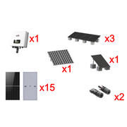 KIT SOLAR INTERCONEXION / 9KW 220VCA / INVERSOR AFORE / MONTAJE INCLUIDO-Energía Solar-AFORE-Bsai Seguridad & Controles