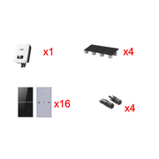 KIT SOLAR INTERCONEXION / 10KW 220VCA / INVERSOR AFORE / MONTAJE INCLUIDO-Energía Solar-AFORE-Bsai Seguridad & Controles