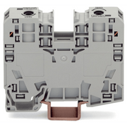 BORNA DE PASO / 2 CONDUCTORES / 35 MM² / POWER CAGE CLAMP / MONTAJE EN CARRIL DIN 35 X 15 / POLIAMIDA (PA66) / GRIS / TENSIÓN 1000 V / CORRIENTE 125 A-Drones, Robots e Industrial-WAGO-Bsai Seguridad & Controles