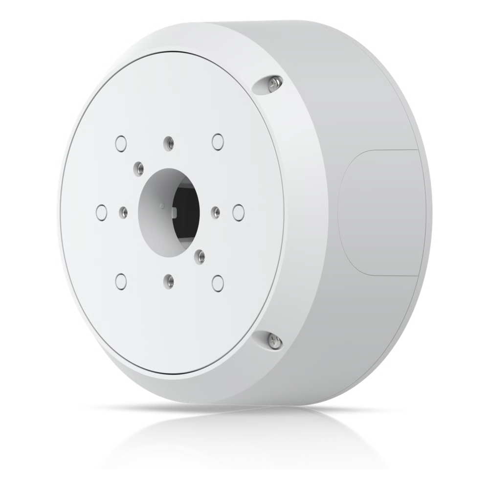 CAMERA JUNCTION BOX – CAJA DE CONEXIONES ANTIMANIPULACIÓN EN COLOR BLANCO PARA CÁMARAS UNIFI PROTECT BULLET, DOME Y TURRET