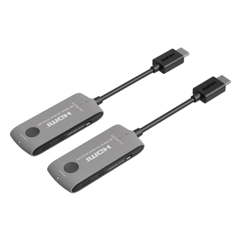 EXTENSOR HDMI INALAMBRICO | 4K@60HZ | 20 METROS DISTANCIA | HDMI 2.0 HDCP 2.2 | IEEE 802.11AX | 5GHZ BAND | BAJA LATENCIA