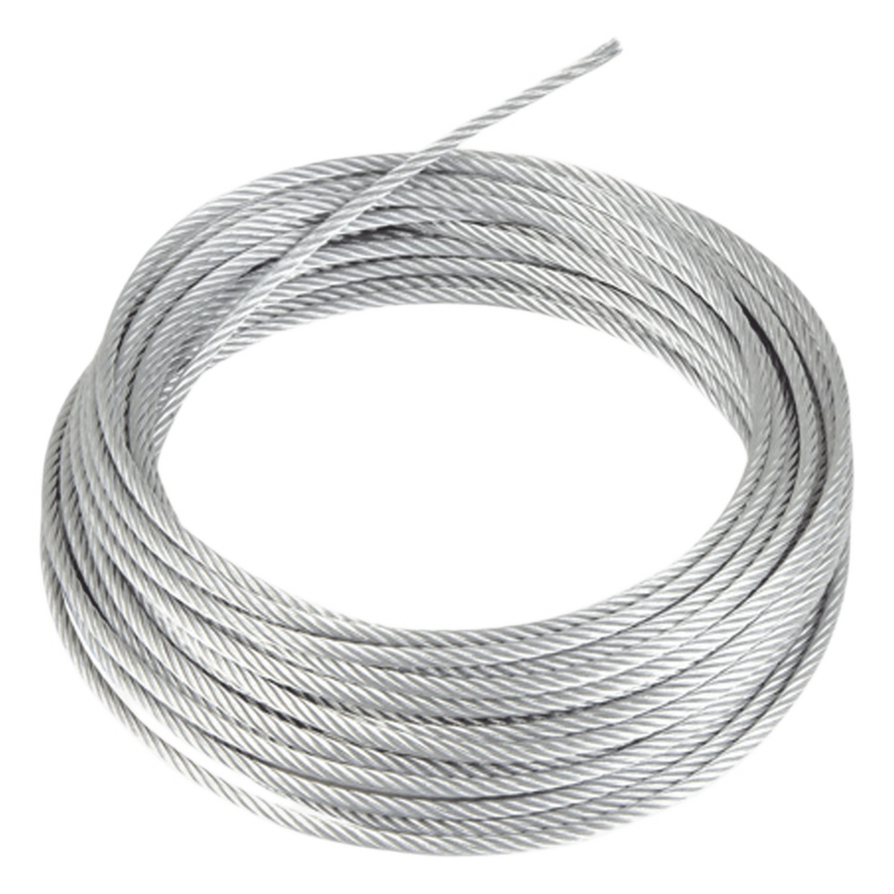 ROLLO O CARRETE DE 30 METROS DE RETENIDA DE 1/8" DE ALTA RESISTENCIA, GALVANIZADO CLASE A.