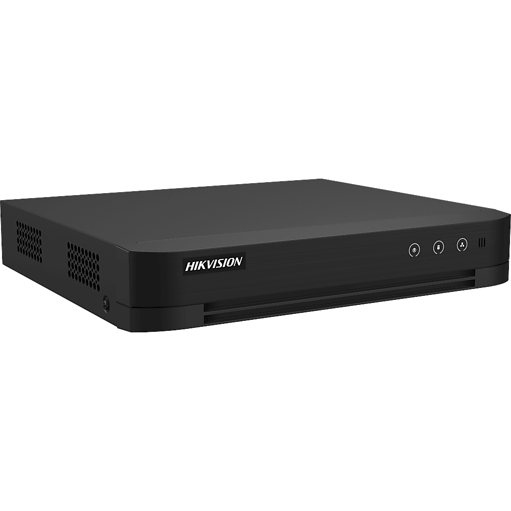 DVR 4 CANALES TURBOHD + 4 CANALES IP / 8 MEGAPIXEL (4K) / AUDIO DE DOS VÍAS POR COAXITRON / ACUSENSE / RECONOCIMIENTO FACIAL / 1 BAHÍA DE DISCO DURO / SALIDA DE VIDEO EN FULL HD / H.265+-Cámaras y DVRs HD TurboHD / AHD / HD-TVI-HIKVISION-Bsai Seguridad & Controles