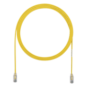 CABLE DE PARCHEO TX6, UTP CAT6, DIÁMETRO REDUCIDO (28AWG), COLOR AMARILLO, 1.22 METROS (4 PIES)