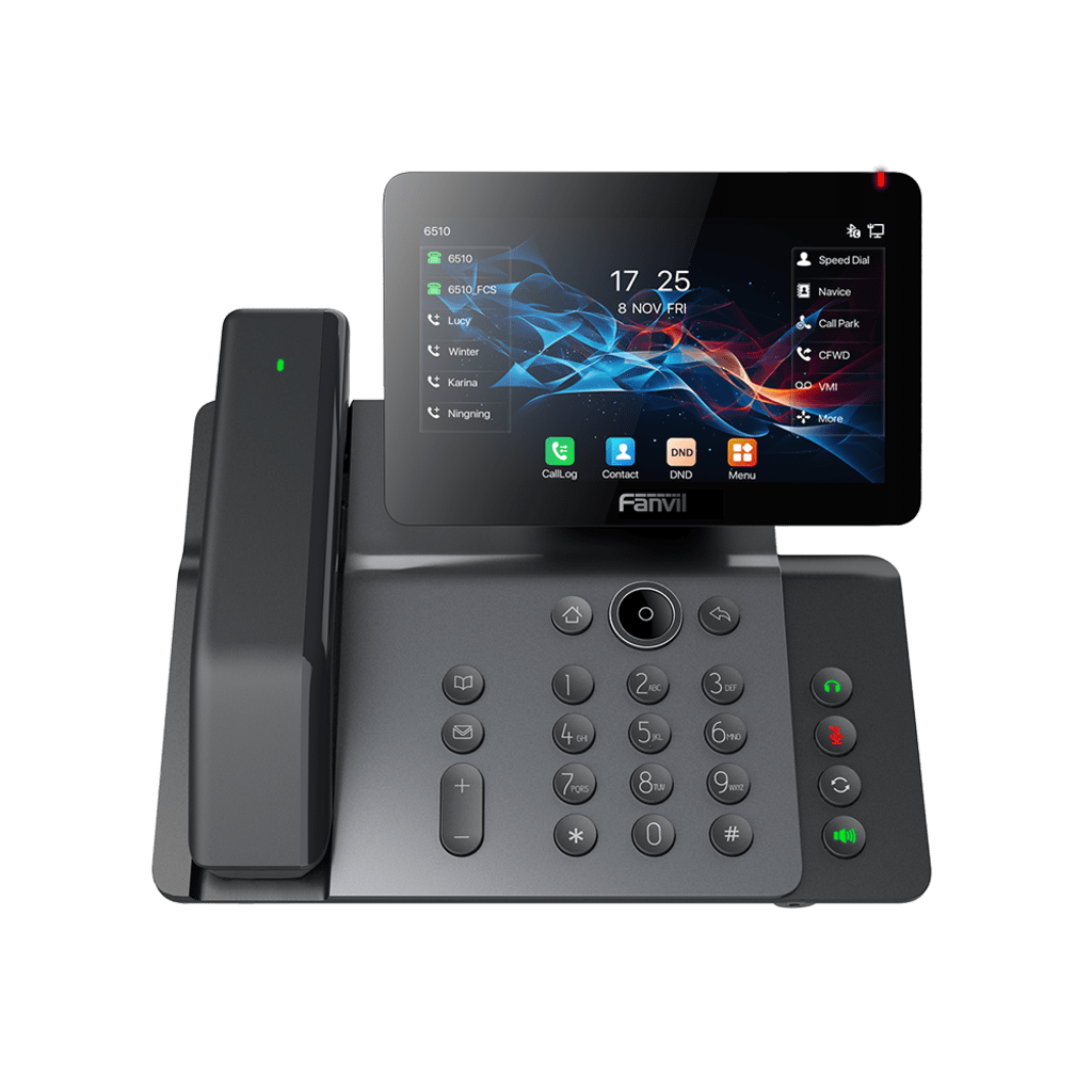 VIDEOTELEFONO IP WI-FI, HANDSET INALAMBRICO, 20 LINEAS SIP, PUERTOS GIGABIT, POE CON PUERTO USB, BLUETOOTH-VoIP - Telefonía IP - Videoconferencia-FANVIL-Bsai Seguridad & Controles