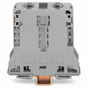 BORNA DE PASO PARA 2 CONDUCTORES / 95 MM² / POWER CAGE CLAMP / MONTAJE EN CARRIL DIN 35 X 15 / TENSIÓN ASIGNADA 1000 V / CORRIENTE ASIGNADA 232 A / MATERIAL POLIAMIDA (PA66) / GRIS-Drones, Robots e Industrial-WAGO-Bsai Seguridad & Controles