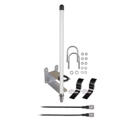 ANTENA LORA OMNIDIRECCIONAL PARA EXTERIOR / 6 DBI / 863-928 MHZ / DIPOLO COLINEAL / IP67 / PROTECCIÓN DC GROUND / RESISTENCIA AL VIENTO 240 KM/H (150 MPH) / CABLE LMR195 1 M (3.28 FT)