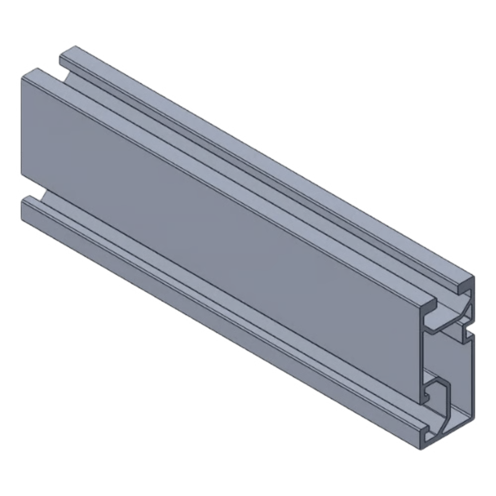 BASEL N RAIL 4.72 /RIEL DE ALUMINIO PARA MONTAJE DE MODULOS FOTOVOLTAICOS / ALUMINIO SERIE 6000 / 3.74 KG POR PIEZA / COMPATIBLE CON TECHOS PLANOS E INCLINADOS