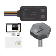 KIT DISPOSITIVO DE RASTREO VEHICULAR/ SENSOR NIVEL DE COMBUSTIBLE BLE / CONECTIVIDAD LTE CAT1 Y LTE-M / BLE 5.0 / GNSS U-BLOX / CARCASA IP54 / BATERÍA INTERNA DE RESPALDO / DETECTA INTERFERENCIAS / INCLUYE: EPCOMGPSCODE, TDBLE1000 Y SIM500MB2Y
