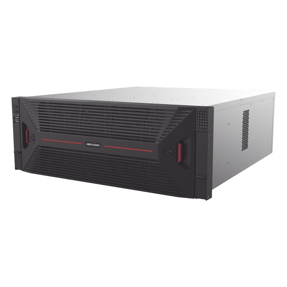 NVR 32 MEGAPIXEL (8K) / 128 CANALES IP / 24 BAHÍAS DE DISCO DURO / 4 PUERTOS DE RED / SOPORTA RAID CON HOT SWAP / FUENTE REDUNDANTE / NVR DE ALTO DESEMPEÑO