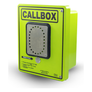 CALLBOX HD SERIES / INTERCOMUNICADOR BIDIRECCIONAL / 800MW-2W POTENCIA TRANSMISIÓN / AUDIO AJUSTABLE / ENCLOSURE FIBRA DE VIDRIO / VANDAL-RESISTENTE / IP65 / MENSAJES DE VOZ GRABABLES / CONTROL DE ACCESO POR RELAY / SENSOR INPUT