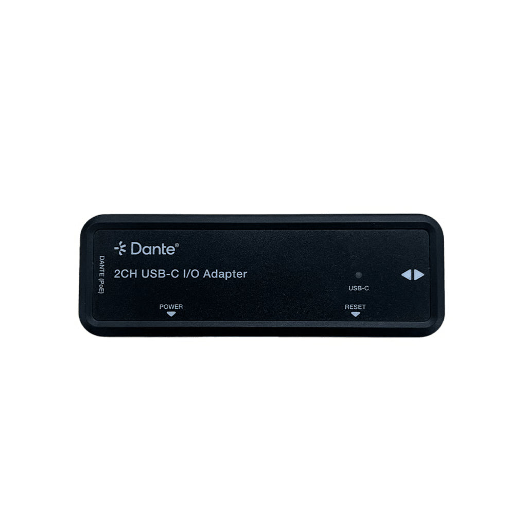 EXTENSOR DE AUDIO DANTE® 2CH USB-C I/O ADAPTER | HDMI 1.4 | 4K@30HZ | AUDIO 7.1CH HD | USB-C | POE | DANTE® CONTROLLER | LATENCIA CONFIGURABLE 1-5MS | ESD PROTECCIÓN IEC 61000-4-2