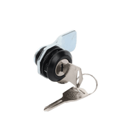 CERRADURA CON PALETA METÁLICA CON 2 LLAVES PARA GABINETES DE ACERO.