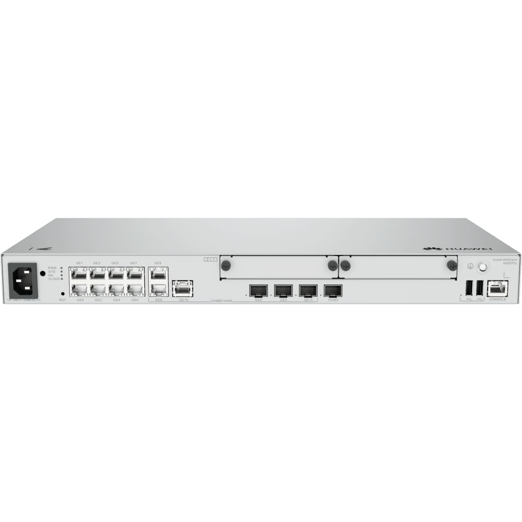 ROUTER EMPRESARIAL / LAN: 1 SFP+ & 8×GE / WAN: 1 × SFP+ & 2×GE / 1,200 USUARIOS / 128 APS GESTIONABLES / 1,000 TÚNELES IPSEC / 3 GBPS / FIREWALL NGFW IPS ANTIVIRUS