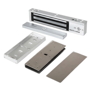 KIT PARA CONTROL DE ACCESO INCLUYE CHAPA MAGNÉTICA DE 600 LBS  / MONTAJE EN "U" PARA PUERTA DE CRISTAL /  USO INTERIOR / CERTIFICACIÓN UL