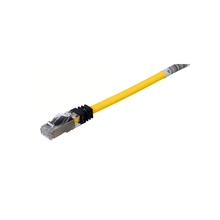 Patch cord CAT6A / blindado S / FTP / 26 AWG / 2 M (6.56 FT) / CM / LS0H / amarillo - PANDUIT