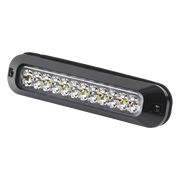 LUZ AUXILIAR DE 12 LED, ROJO/BLANCO, LENTE TRANSPARENTE