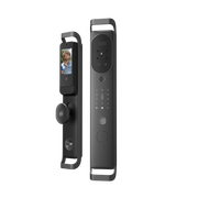 CERRADURA INTELIGENTE MULTIBIOMÉTRICA / RECONOCIMIENTO FACIAL + VENAS PALMA + HUELLA DIGITAL / TECLADO NUMÉRICO + TARJETAS IC + NFC / PANTALLA HD 4.5 PULGADAS / BATERÍA DOBLE 4000MAH + 2500MAH / CONEXIÓN WIFI 2.4GHZ / APP SMART