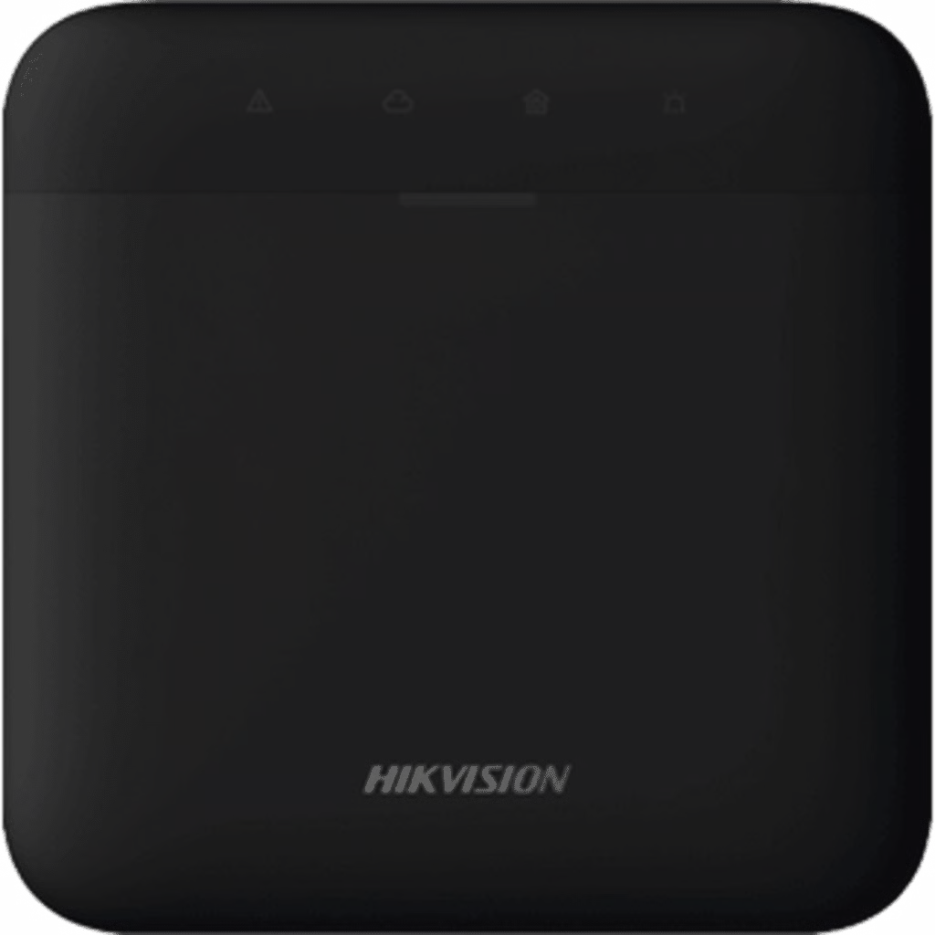 (AX PRO) PANEL DE ALARMA INALÁMBRICO DE HIKVISION / COLOR NEGRO / SOPORTA 48 ZONAS / WI-FI Y ETHERNET / INCLUYE BATERÍA DE RESPALDO / COMPATIBLE CON LOS ACCESORIOS AX PRO