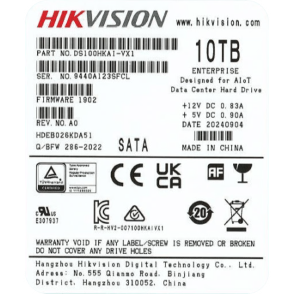 DISCO DURO ENTERPRISE  / 10 TB / SATA 6 GBIT/S / 7200 RPM / CACHÉ 256 MB / DISEÑADO PARA OPERACIÓN 24/7