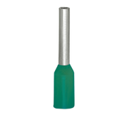 MANGUITO TERMINAL / SECCIÓN 0.34 MM² (22 AWG) / LONGITUD TOTAL 10 MM (0.39 IN) / CAMISA PLÁSTICA ESTÁNDAR / CINCADO GALVANIZADO / TURQUESA CLARO / PAQUETE 1000 UDS