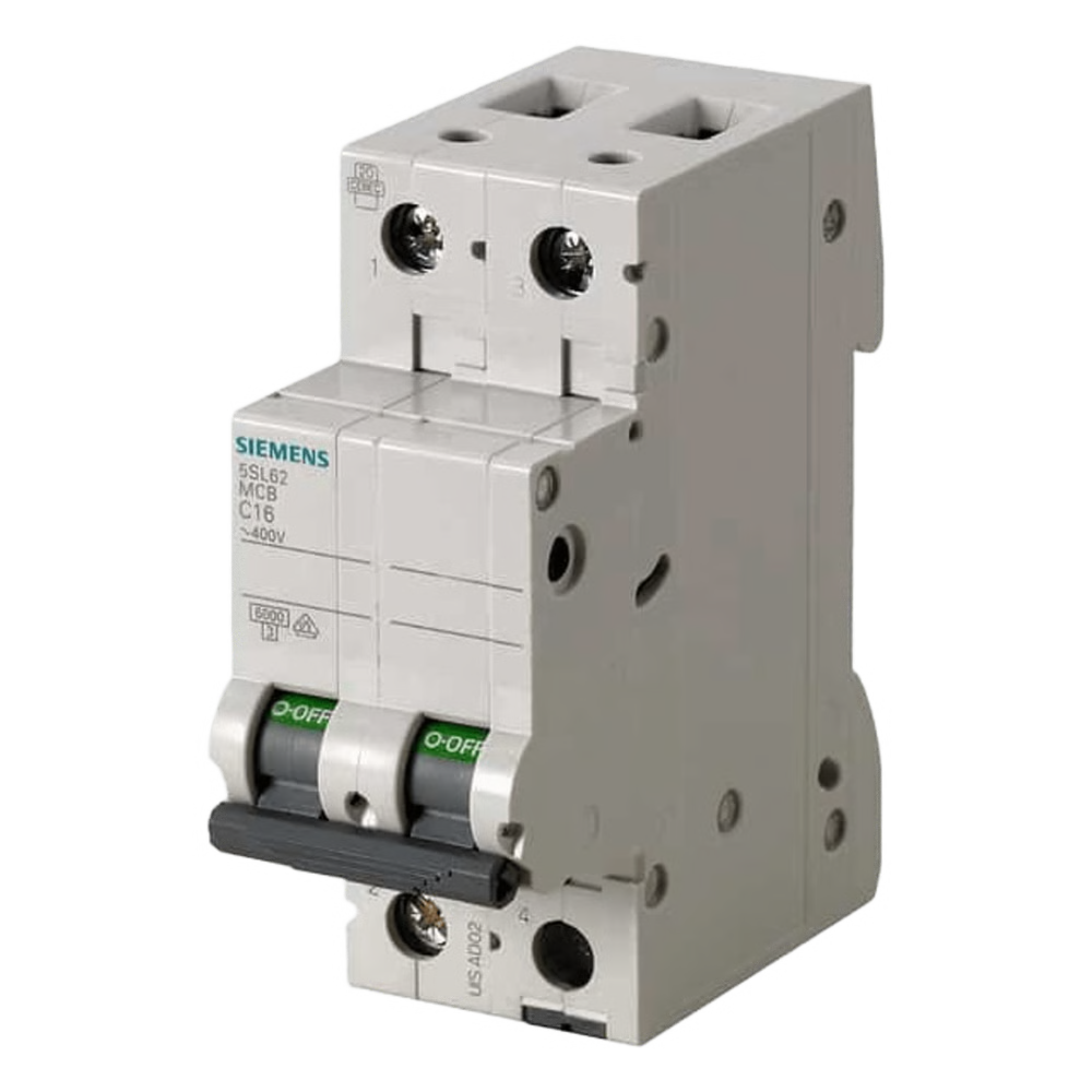 INTERRUPTOR RIEL DINN TIPO 5SL6, 2 POLOS, 32 AMP