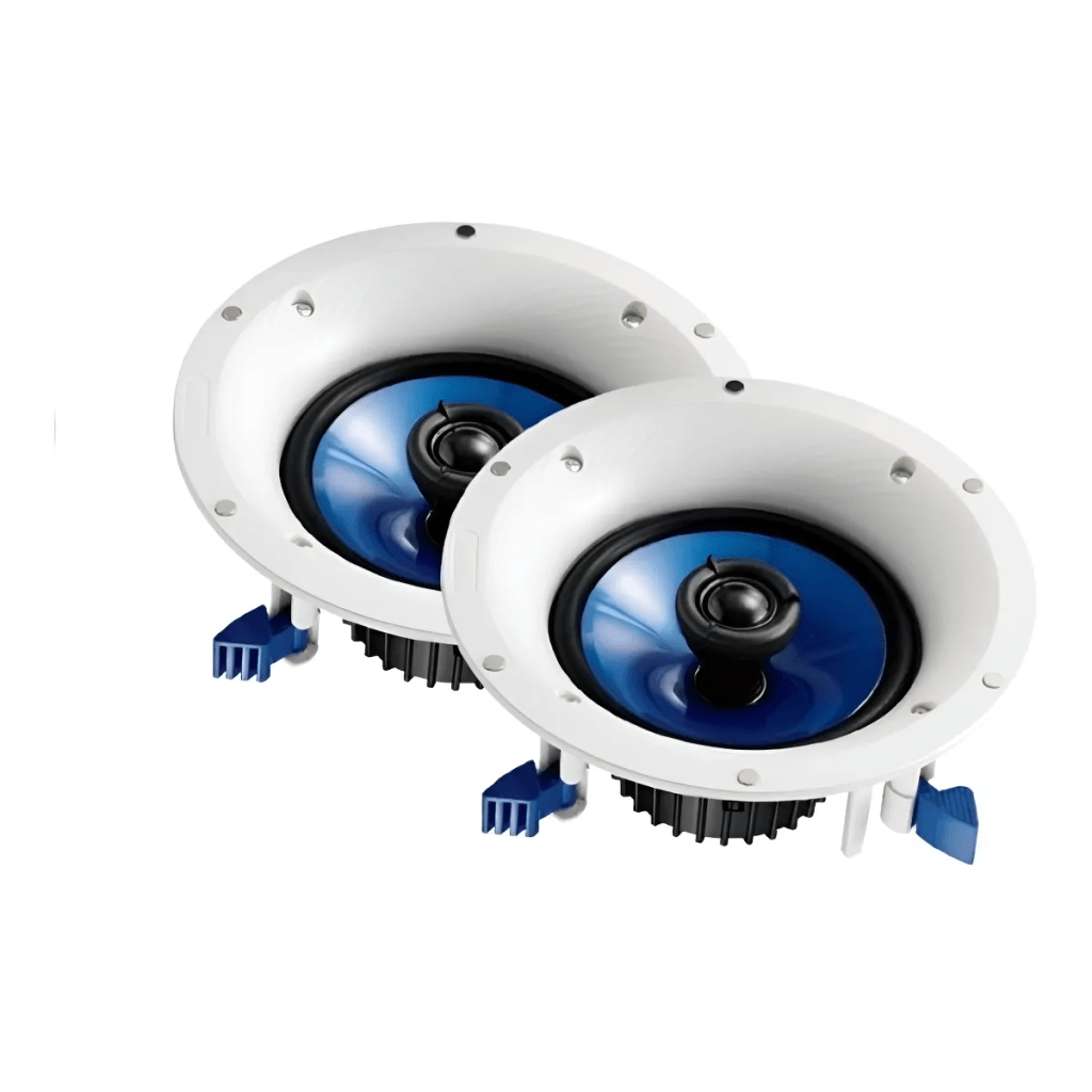 BOCINAS DE PLAFÓN | 2 VÍAS | RESIDENCIALES | WOOFER 8" | 140W | 8 OHMS | COLOR BLANCO | PAR