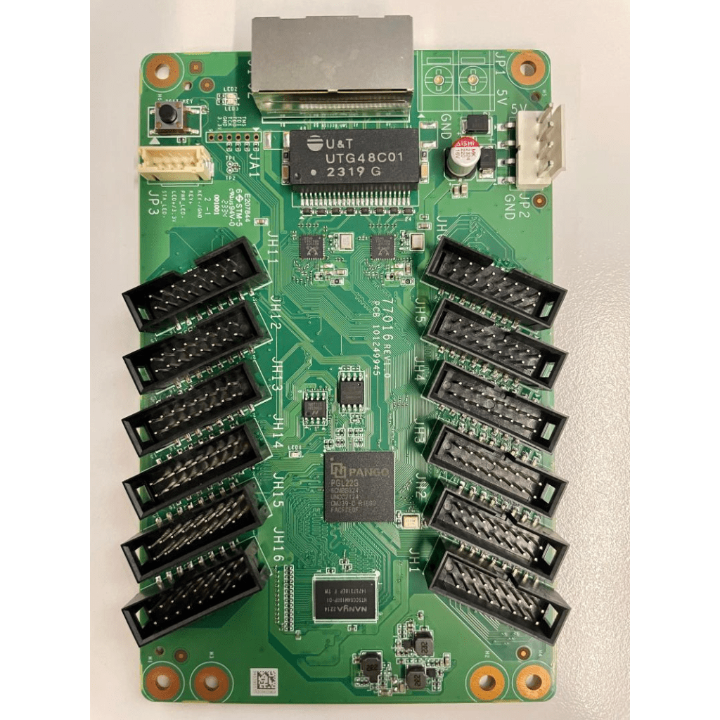 TARJETA RECEPTORA / 12 PUERTOS /  COMPATIBLES CON MÓDULOS HIKVISION (SERIE DSD41QXXX)