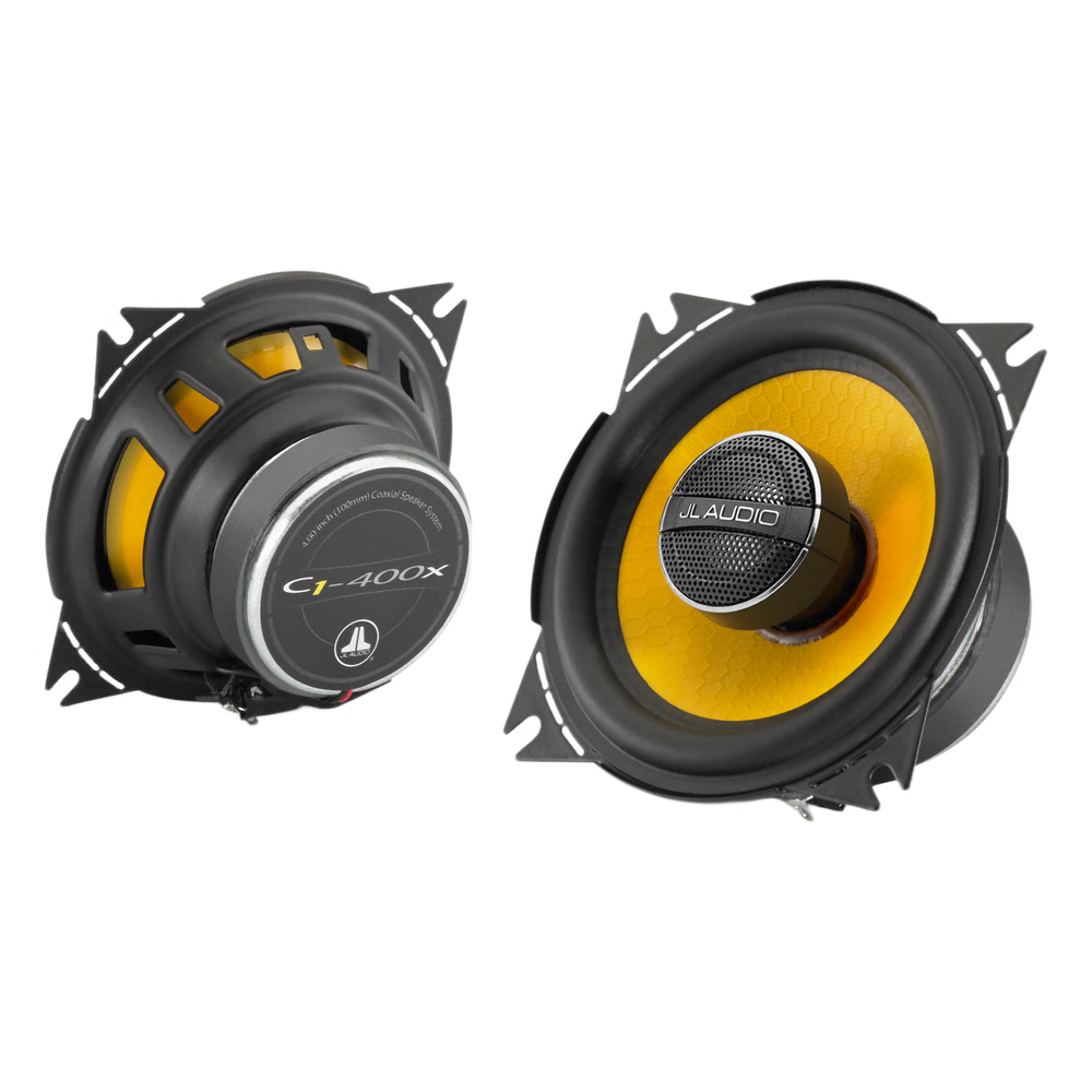 JL AUDIO® C1 / CAR AUDIO / ALTAVOCES COAXIALES BIDIRECCIONALES DE 4" / SERIE MX / MÚLTIPLES CONFIGURACIONES: 4" / POTENCIA RMS 35 W / CONO DE POLIPROPILENO MINERAL / TWEETER DE CÚPULA DE ALUMINIO / IMPEDANCIA 4 &OMEGA;