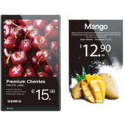 DIGITAL SIGNAGE ESL / PANTALLA LCD 15.6" FULL COLOR / DOBLE CARA 1920X1080 / WI-FI 2.4G + NFC / ACTUALIZACIÓN 0.1S / IP6X / GESTIÓN CLOUD SAAS / 30,000+ HORAS VIDA ÚTIL