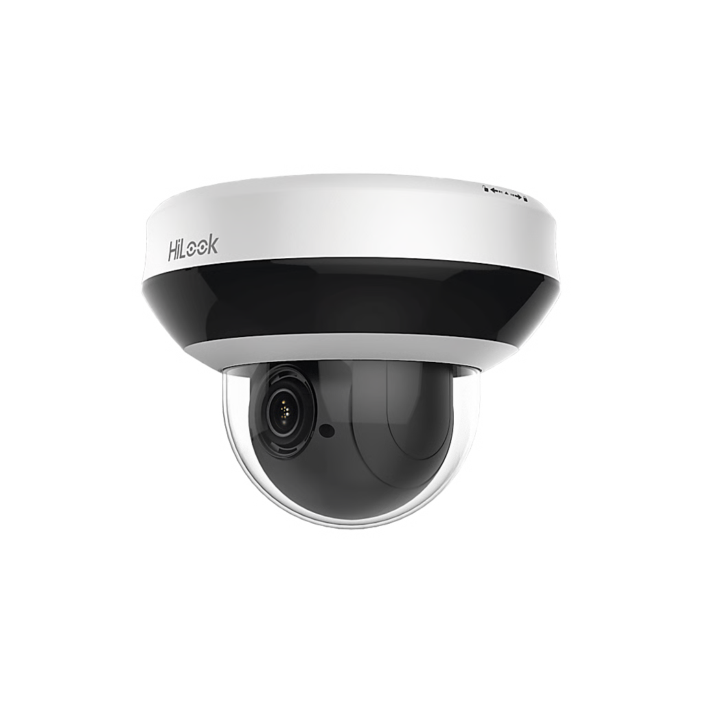 MINI DOMO PTZ IP 2 MEGAPIXEL / 4X ZOOM / H.265+ / 20 MTS IR EXIR / WDR 120DB / POE / IK10 / EXTERIOR IP66 / ULTRA BAJA ILUMINACIÓN / MICRÓFONO INTEGRADO / POE