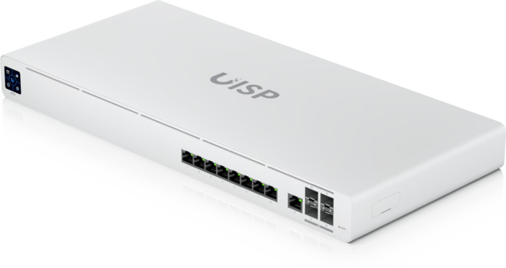 UISP ROUTER PRO - ROUTER 10 GBE PARA ISP CON SWITCH CAPA 2 INTEGRADO, ENRUTAMIENTO AVANZADO Y RENDIMIENTO NAT DE HASTA 9.5 GBPS