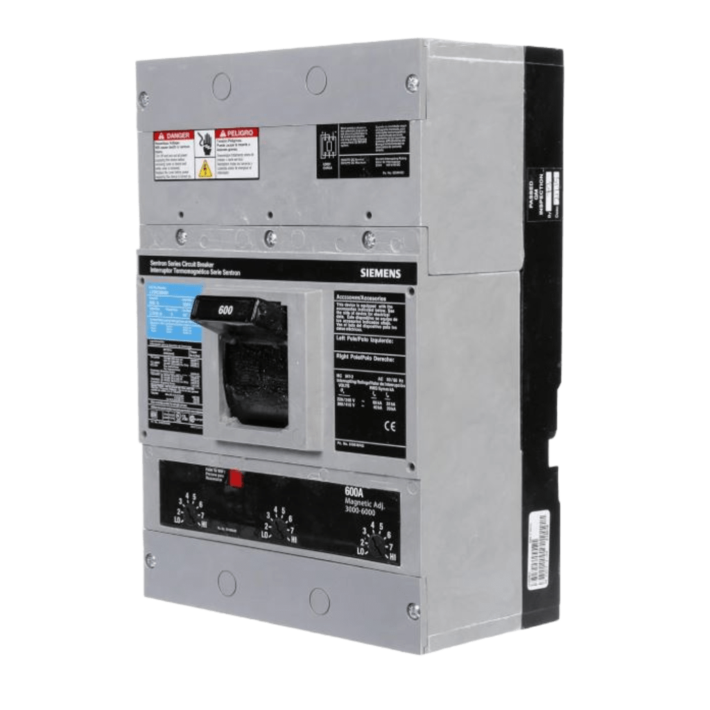INTERRUPTOR TERMOMAGNÉTICO 600V 3X600A, SIN ZAPATAS PRINCIPALES.-Área Eléctrica-SIEMENS-Bsai Seguridad & Controles