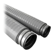 TUBO FLEXIBLE TIPO LIQUIDTIGHT DE 2" (50 MM) / ACERO + FORRO PVC / ROLLO DE 20 METROS.