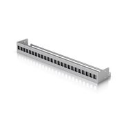 UACC RACK PATCH PANEL BLANK 24 PUERTOS - PANEL PATCH KEYSTONE 1U CON BARRA DE GESTION DE CABLES Y ESTETICA UNIFORME