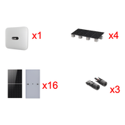 KIT SOLAR INTERCONEXION  / 10KW  220VCA / INVERSOR HUAWEI / MONTAJE INCLUIDO