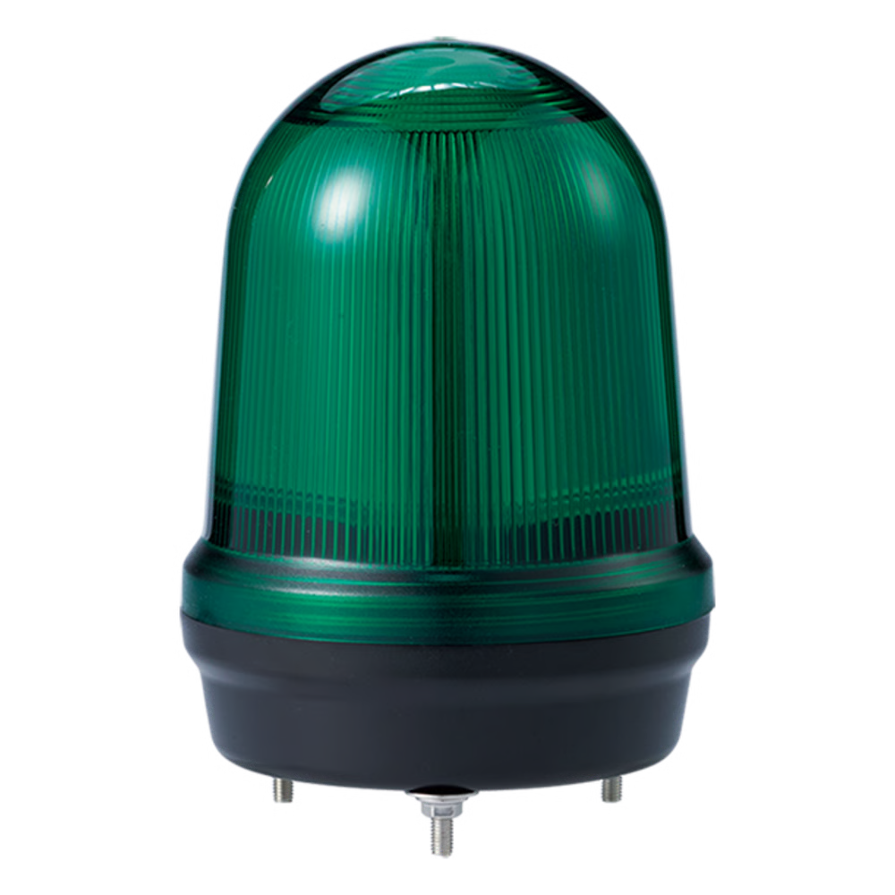 LED CON PATRONES FIJO/INTERMITENTE, ESTROBOSCÓPICO Y SIMULACIÓN ROTATORIO, COLOR VERDE DE 12-24 VCD