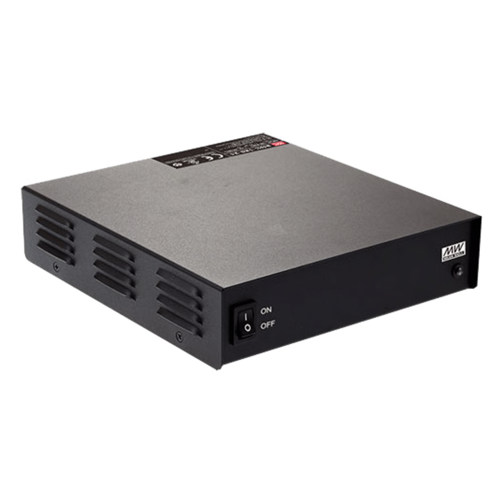 FUENTE DE PODER CONMUTADA CON CARGADOR DE BATERÍAS / 345.6W / 13.8VCC / 24A / ENTRADA: 100-240VCA
