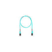 JUMPER DE FIBRA OPTICA MULTIMODO 50/125 OM4, SC-SC DUPLEX, OFNR (RISER), COLOR AQUA, 3 METROS (9.84 PIES)