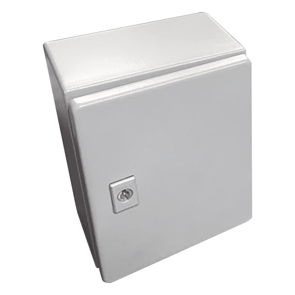 GABINETE DE ACERO, NEMA 4 -IP 66 DE 50 X 50 X 30 CM CON PLATINA Y CERTIFICADO UL.