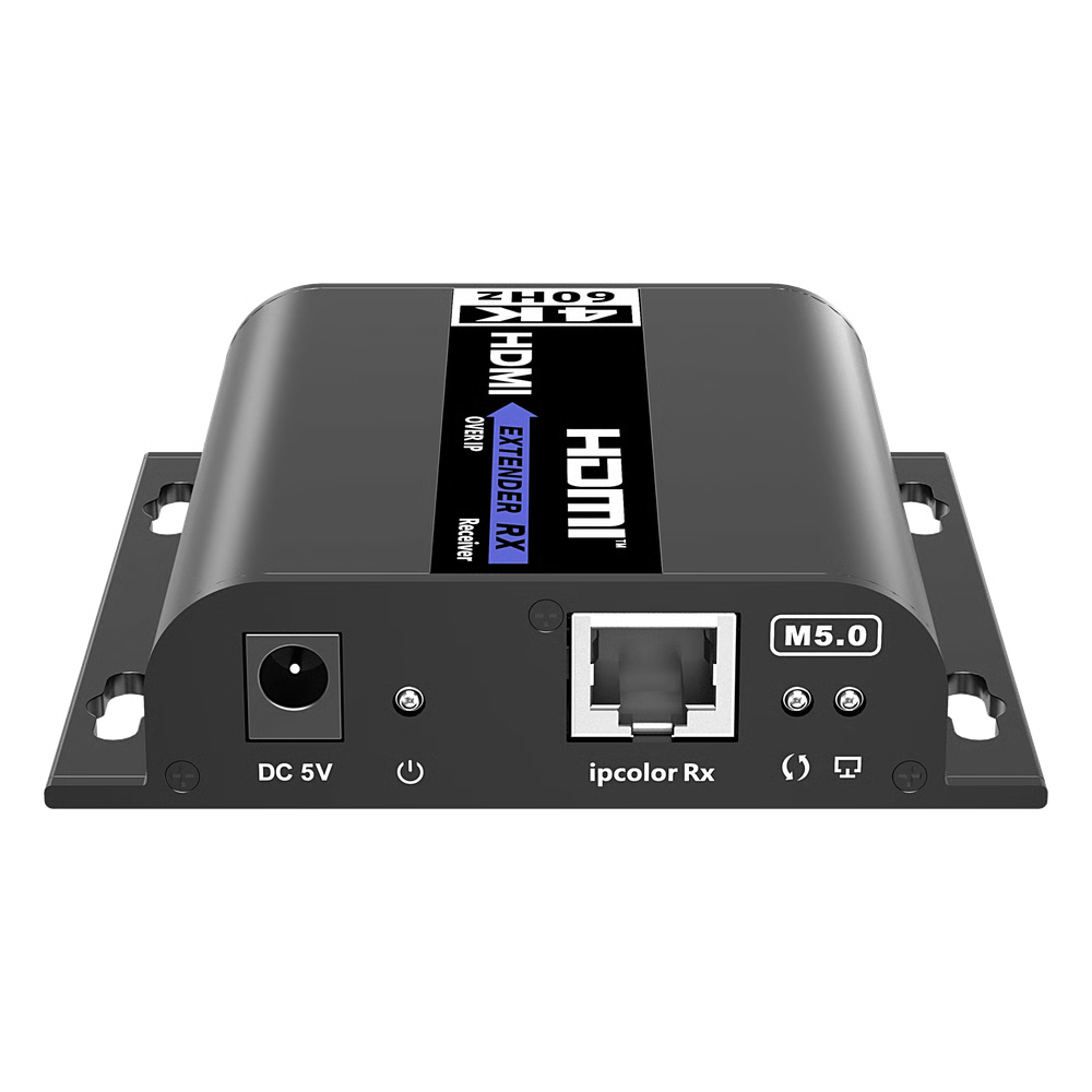 KIT EXTENSOR HDMI | AV SOBRE IP | SOLO RECEPTOR | 4K@60HZ | 120 M | HDMI 2.0 | HDCP 2.2 | 18 GBPS | CONEXIÓN 1:1 , 1:N, N:1 , N:N | IR BIDIRECCIONAL | COMPATIBLE CON APP IMMS
