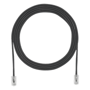 CABLE DE PARCHEO UTP CAT6A, CM/LSZH, DIAMETRO REDUCIDO (28AWG), COLOR NEGRO, 0.91 METROS (3 PIES)