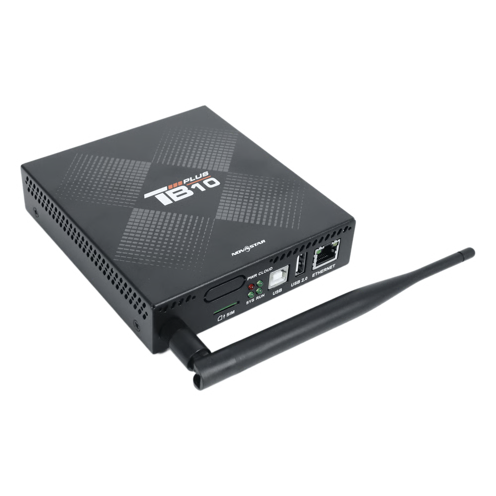 REPRODUCTOR MULTIMEDIA  TB10 PLUS / VIDEOWALL LED 0.65 MP / 32 GB ALMACENAMIENTO / WI-FI 2.4GHZ / ETHERNET GIGABIT / AUDIO ESTÉREO / ANDROID 10.0 / IP20