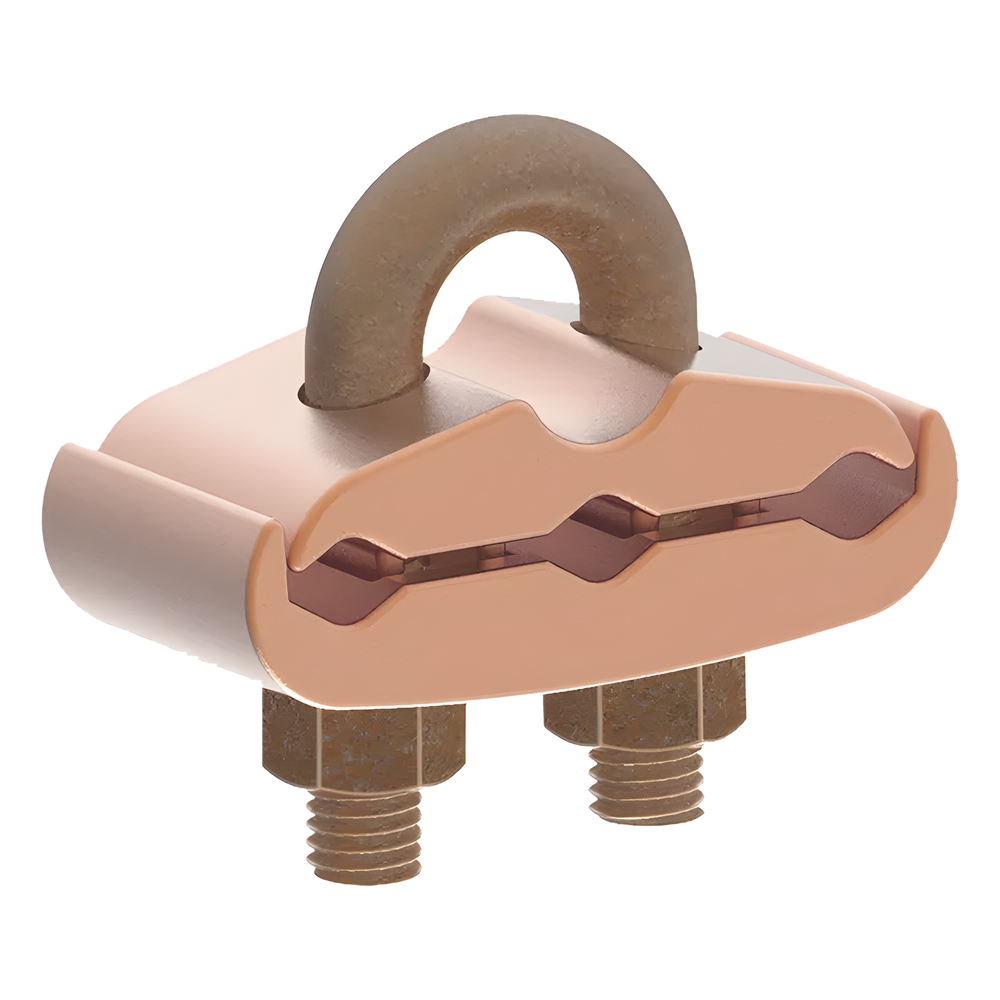 HUBBELL BURNDY HUB-GK64-29 - CONECTOR MECÁNICO / 3 CABLES COBRE 2/0 AWG - 250 KCMIL / VARILLA 5/8" - 3/4" / TORQUE 480 L
