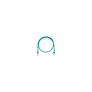 PATCH CORD CAT6A DE GRADO INDUSTRIAL 600V, BLINDADO SF/UTP, CALIBRE 26 AWG, COLOR AQUA, 10 METROS